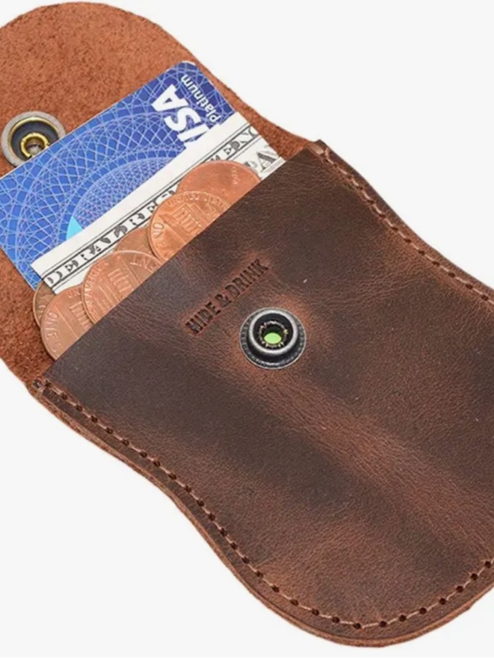 Hide & Drink Coin/Card Wallet - Picture 6 of 7
